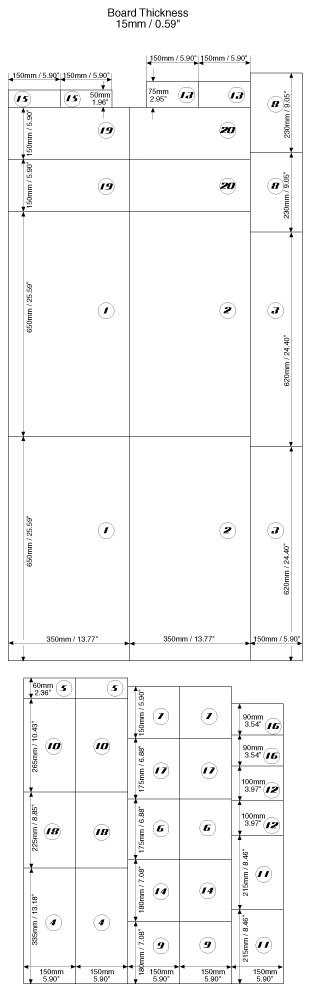 Fostex FE108 Sigma Spiral Horn Cutting Plans
