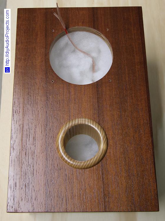 Acousta-Stuf fill used to dampen speaker box