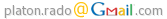 To email Radoslav, type out the email address.